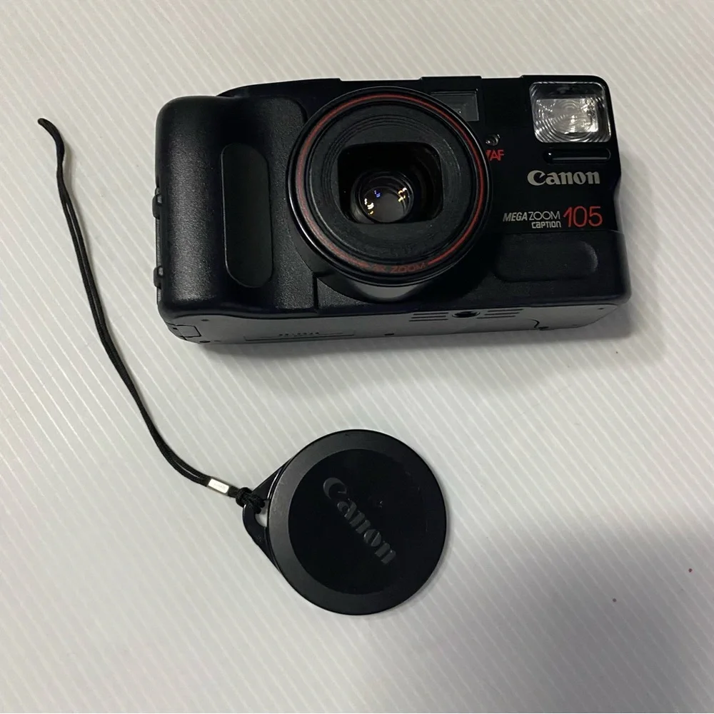 Canon Sure Shot Mega Zoom 105 Caption Camera FOR PARTS ONLY untested